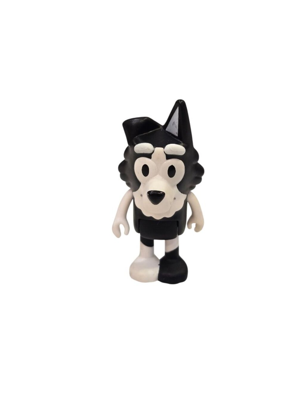 Bluey MacKenzie Border Collie Dog Figure Cake Topper 3"
